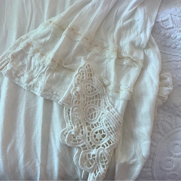 INDIGO THREAD CO boho flare sleeve embroidered‎ top - Picture 4 of 5